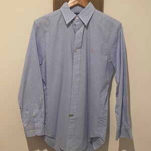 Polo Ralph Lauren Blue Checkered Men's Shirt